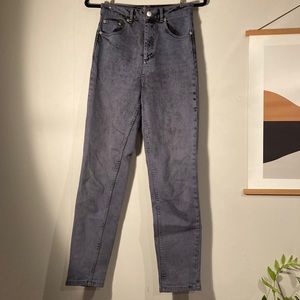 ASOS Denim High Waisted Straight Leg Mom Jeans
